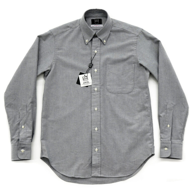 IKE BEHAR｜Oxford Button Down Shirt L/S｜Navy Oxford | セレクト