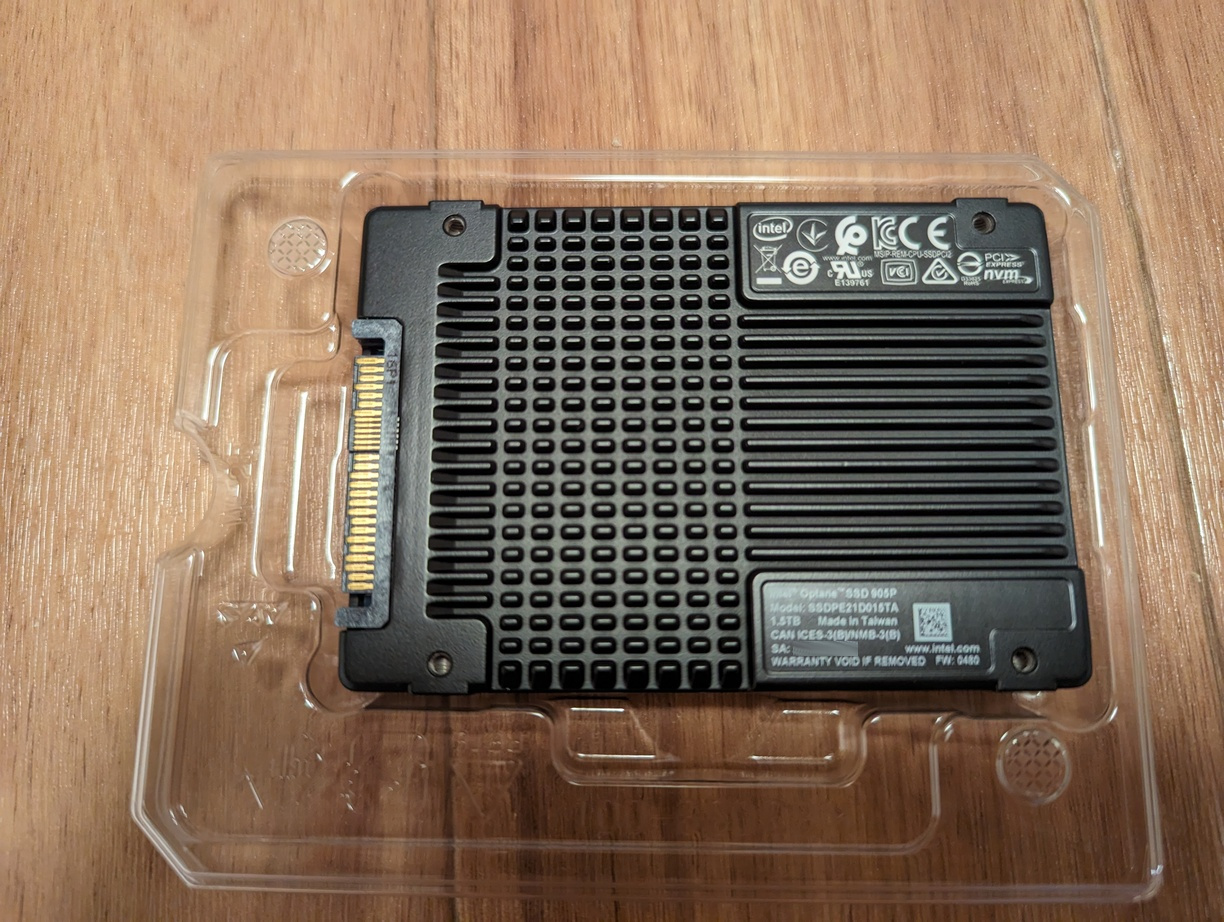 Intel Optane 905P SSDを購入した | ぶ！ログ