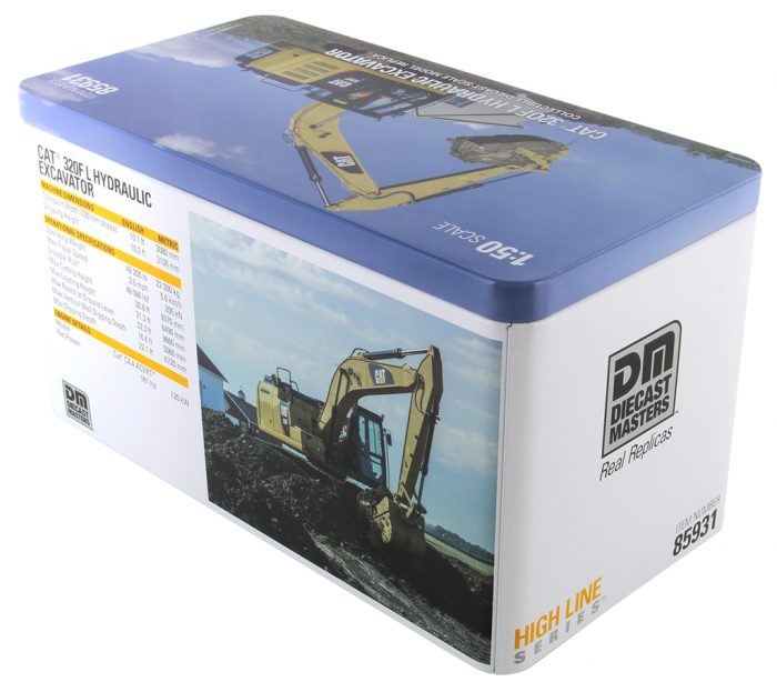 1:50 Cat® 320F Hydraulic Excavator — Diecast Masters America