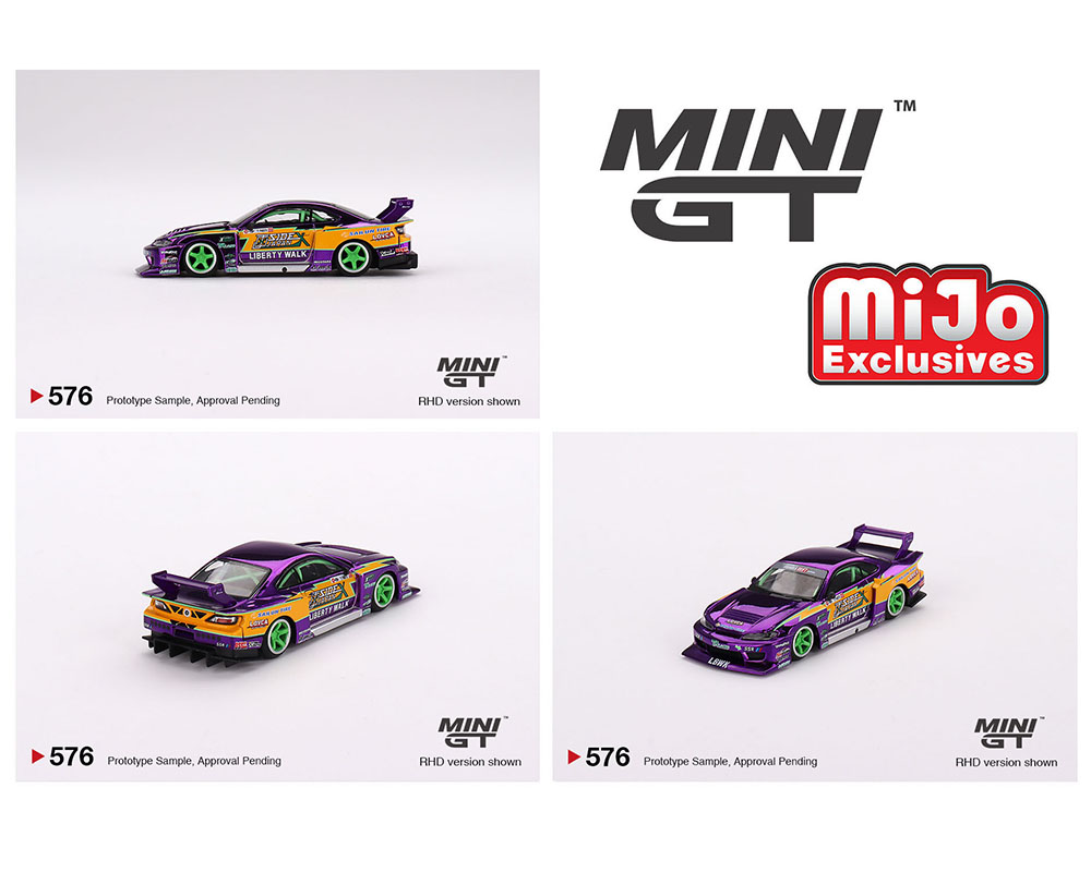 Mini GT 1:64 #567 Nissan S15 SILVIA LB-Super Silhouette #555 2022
