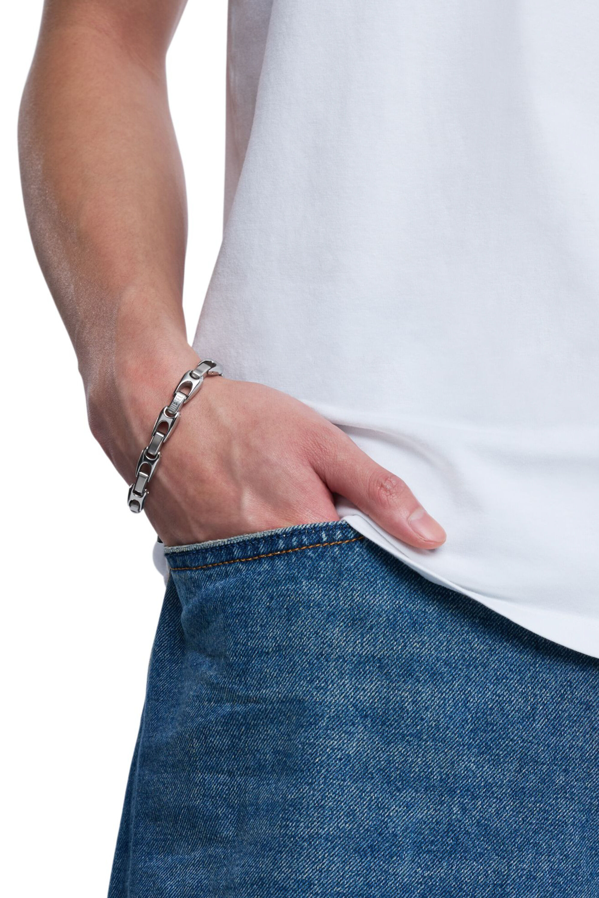 Women's Stainless steel chain bracelet | Silver | Diesel