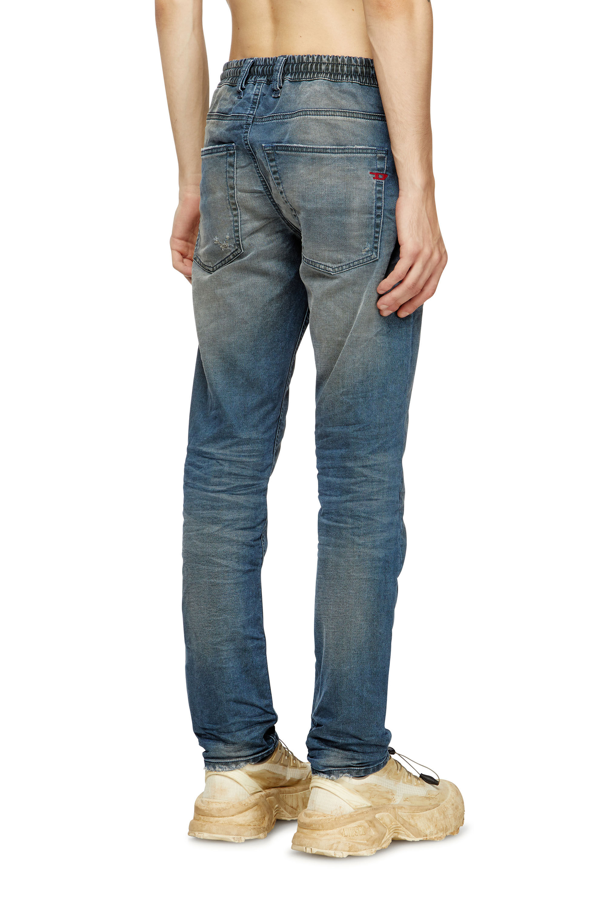 Men's Regular Jeans | Dark Blue | Diesel 2032 D-Krooley Joggjeans®