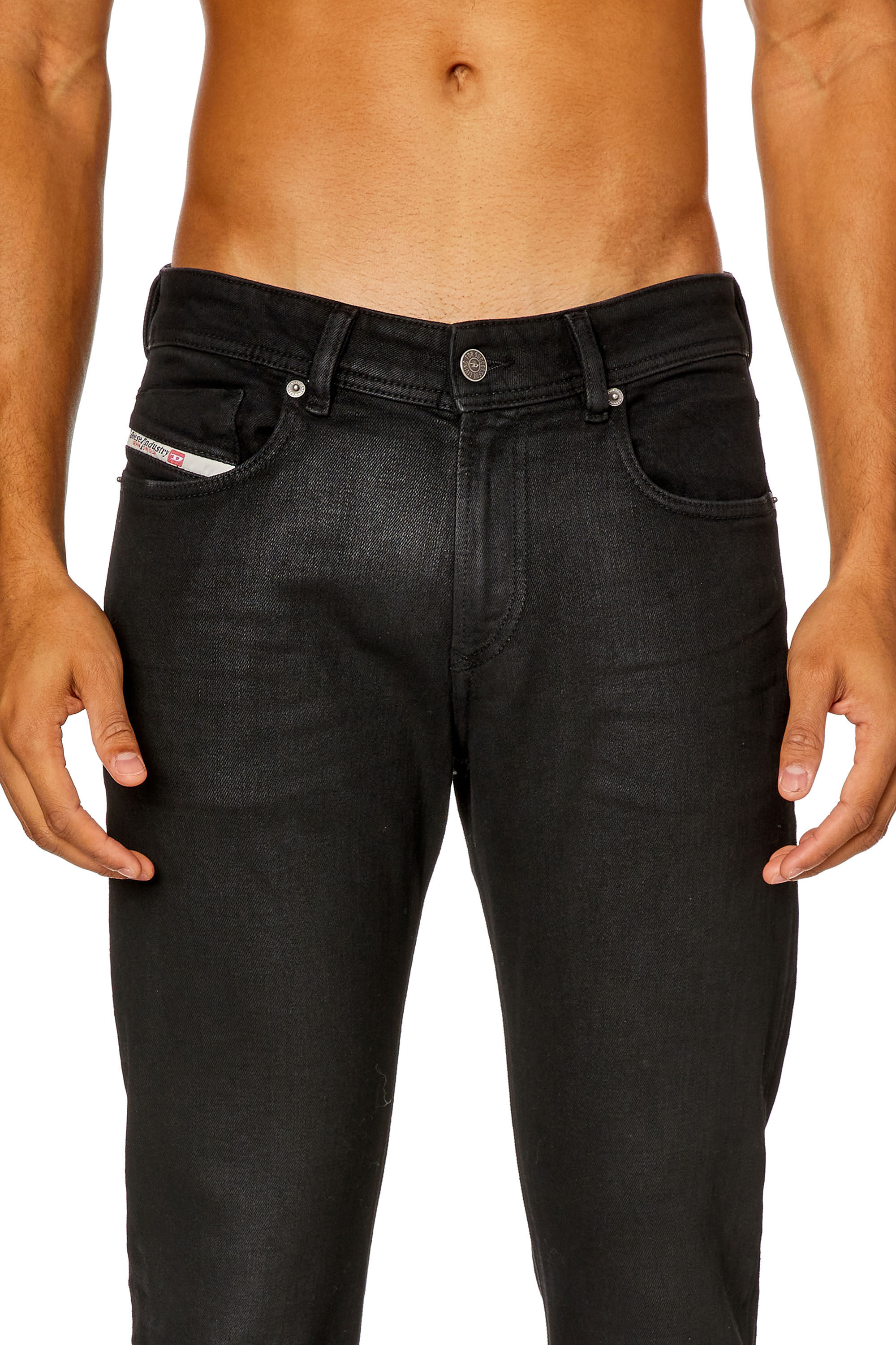 Men's Skinny Jeans | Black/Dark grey | Diesel 1979 Sleenker