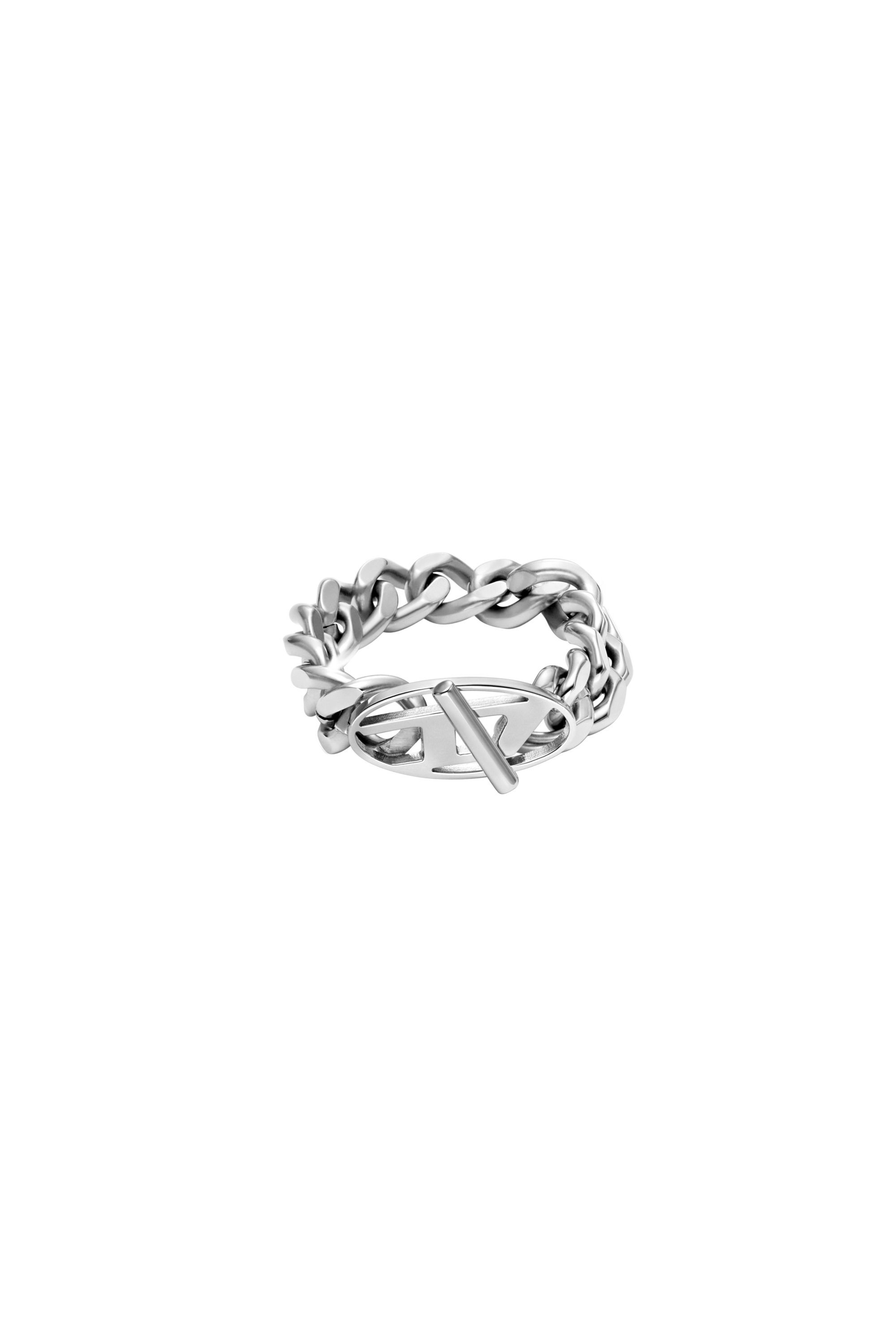Women's Stainless Steel Soft Chain Ring | Silver | Diesel