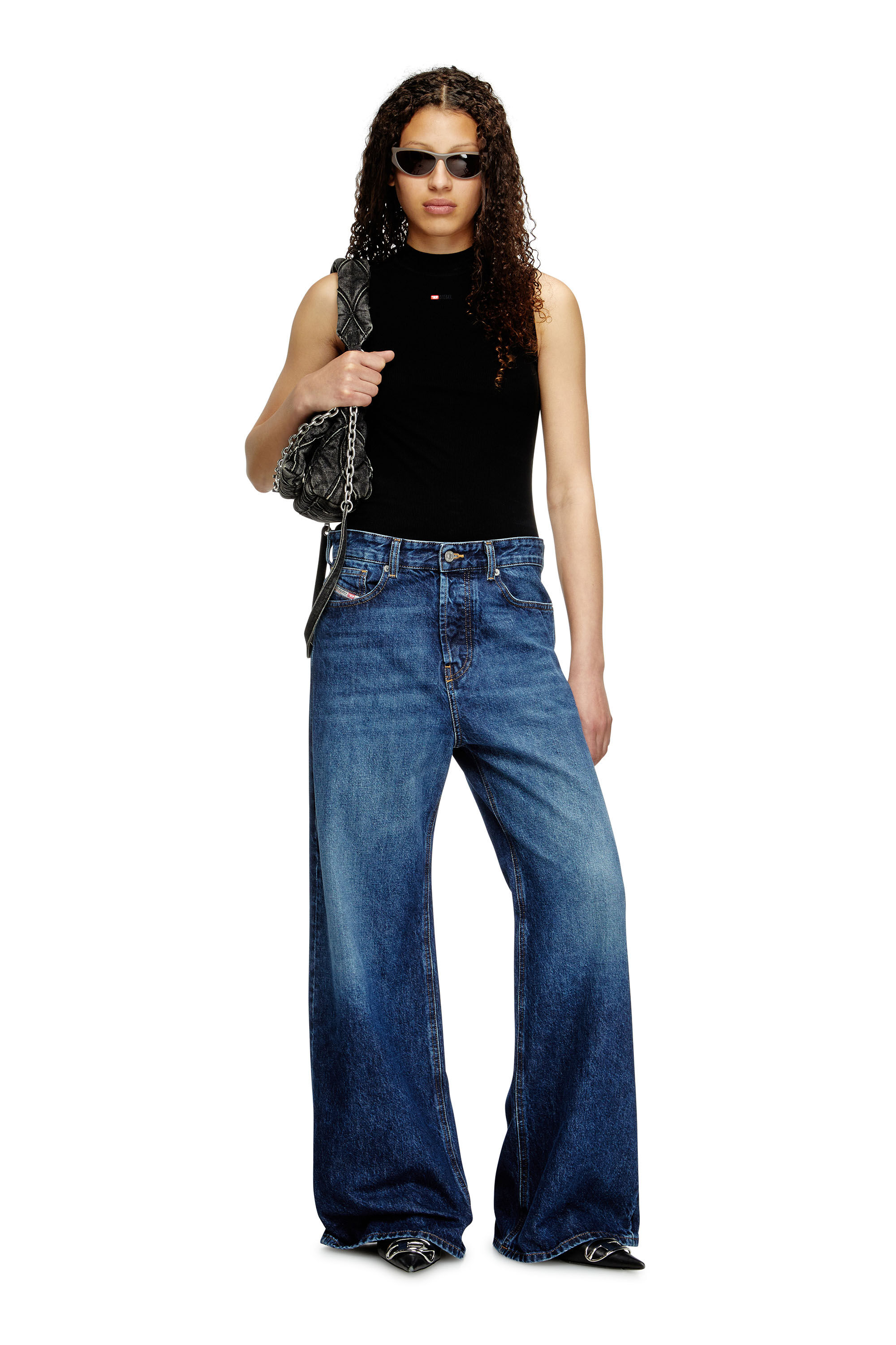 Women's Relaxed Jeans | Dark Blue | Diesel 1996 D-Sire