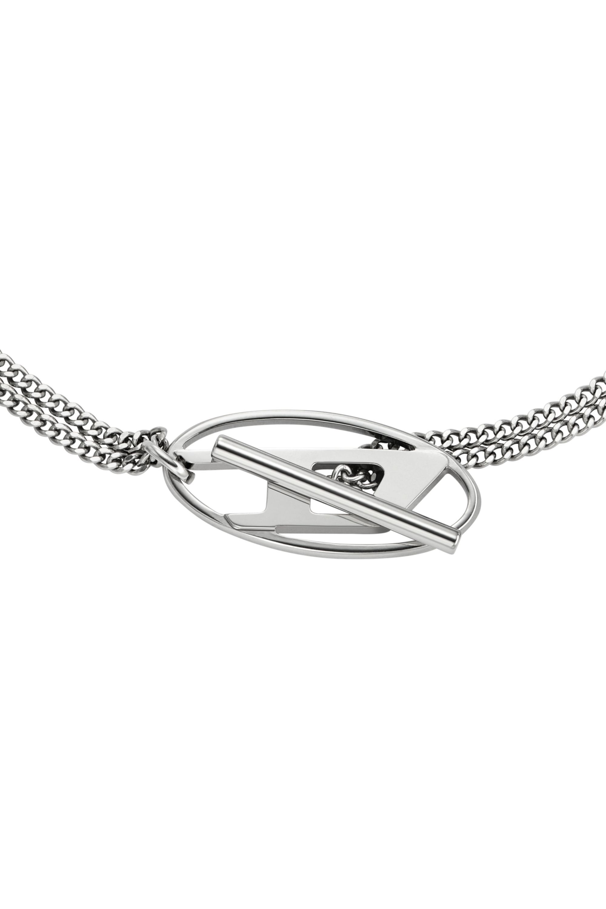 Women's Stainless Steel Chain Necklace | Silver | Diesel