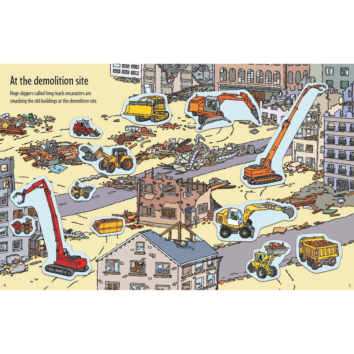 Usborne first sticker book diggers – Dilly Dally Kids