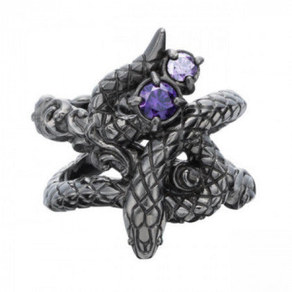 Bizarre/ビザール サーペント蛇シルバーユニセックスリング SRJ133