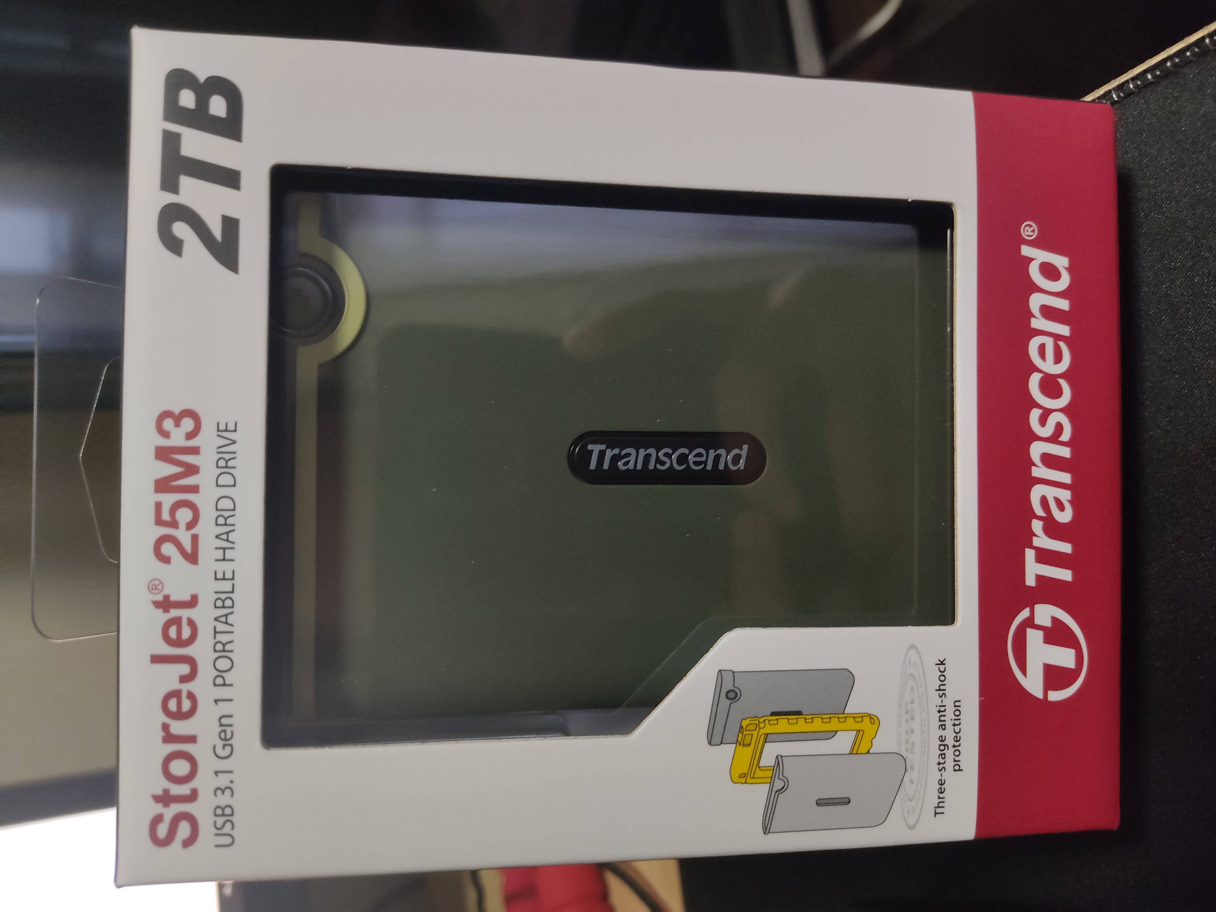 メモリセール】Transcend 2TB StoreJet 25M3 外付けハードディスク