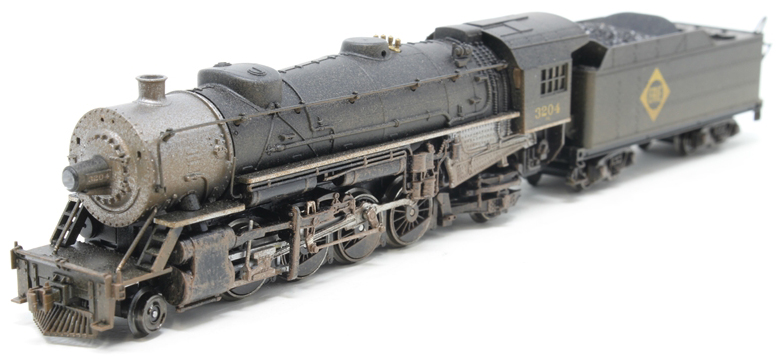 Kato 126-0202 USRA Heavy Mikado 2-8-2 3204 of the Erie - Hattons