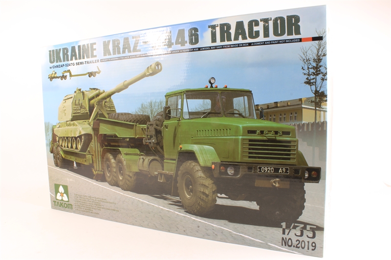 Takom TAK2019 Kraz-6446 Tractor & Trailer - Hattons