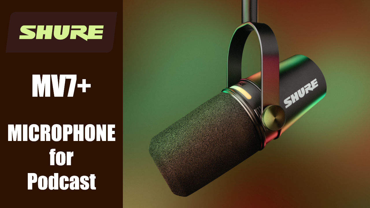 SHURE（シュアー）ポッドキャストマイクロホン「MV7+」が発売