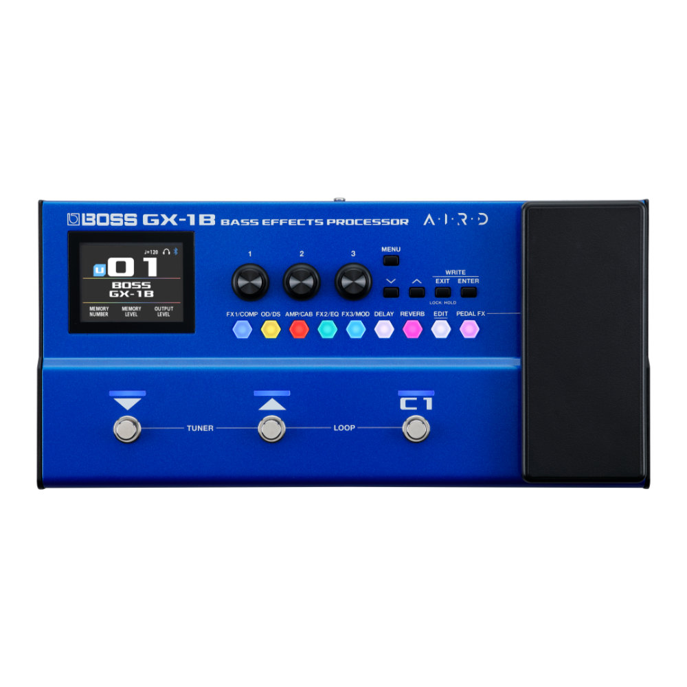 BOSS からベース用マルチエフェクター「GX-1B」が発売！