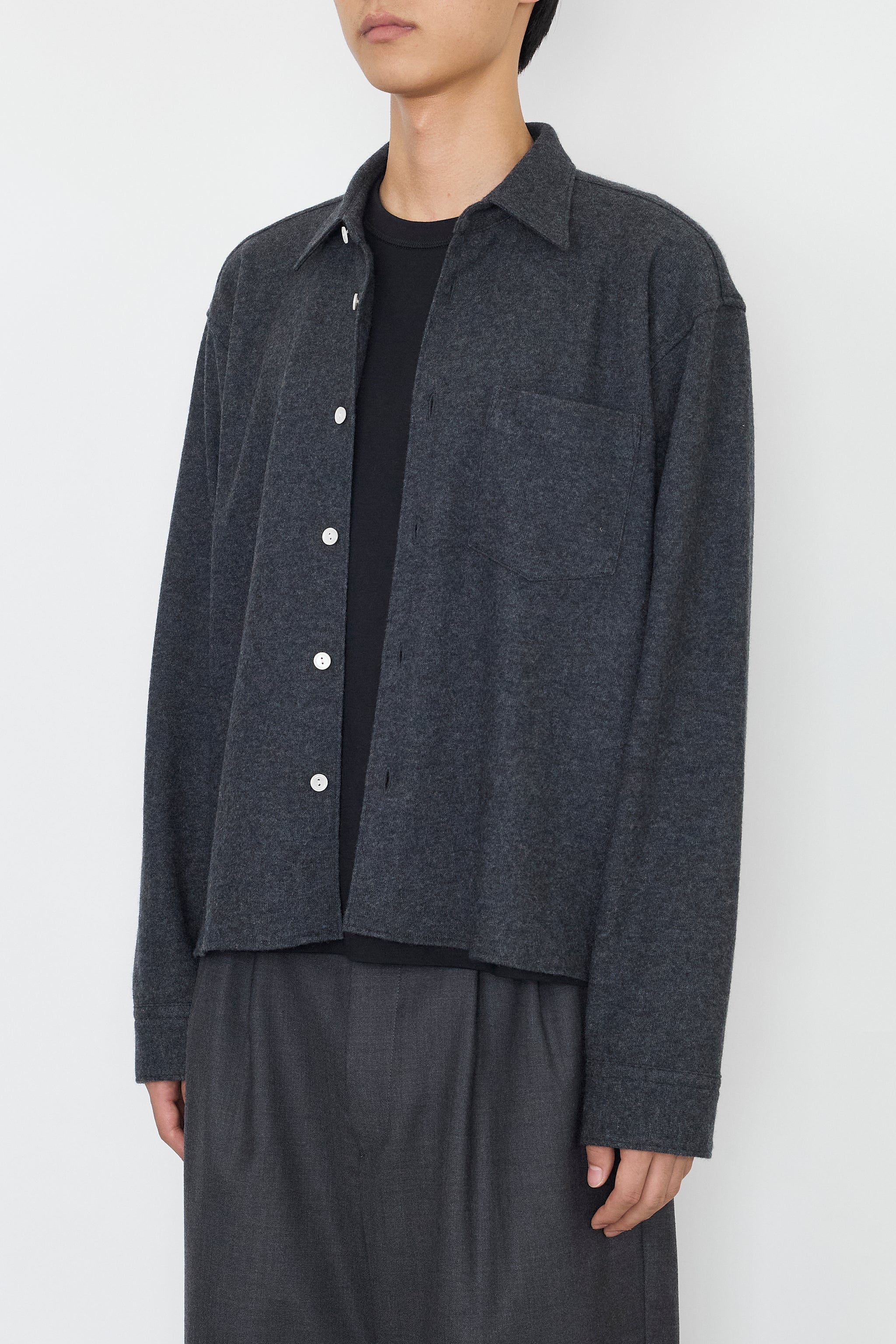 NTRUL CLASSIC KNIT SHIRT GRAY – DISSONANCE