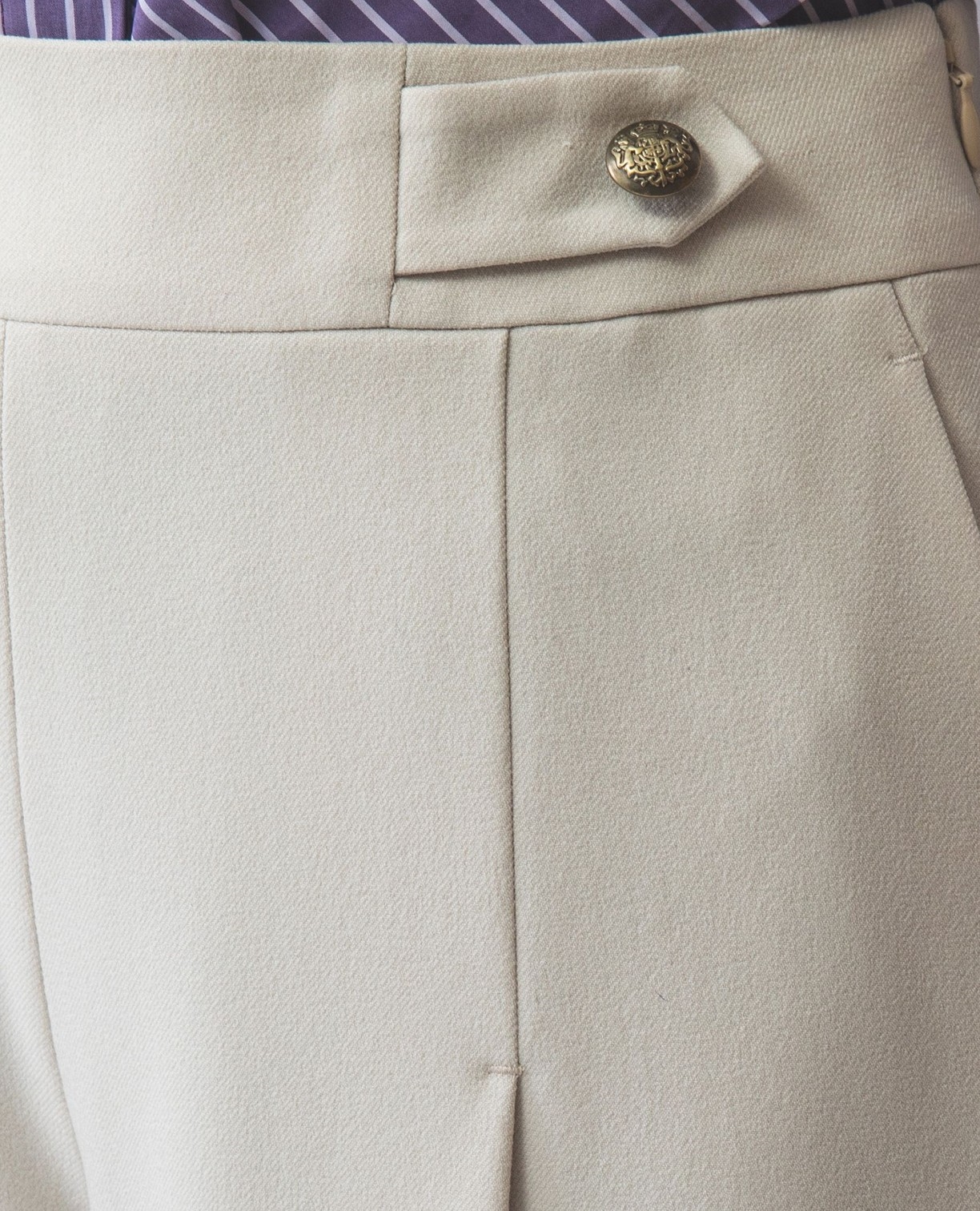 NARACAMICIE】【セットアップスーツ対応】ストレッチクロップドパンツ