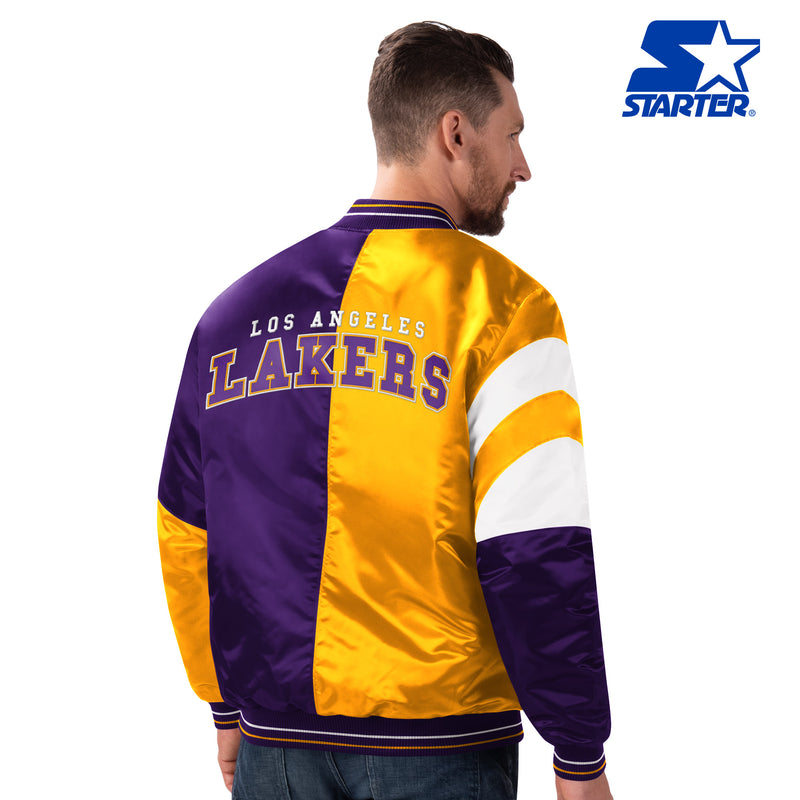 Starter Los Angeles Lakers Color Block Jacket – DS Online