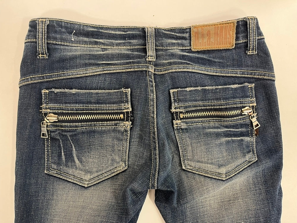 ダイア d.i.a JEANS 平成ギャル スキニージーンズ 裾ファスナー