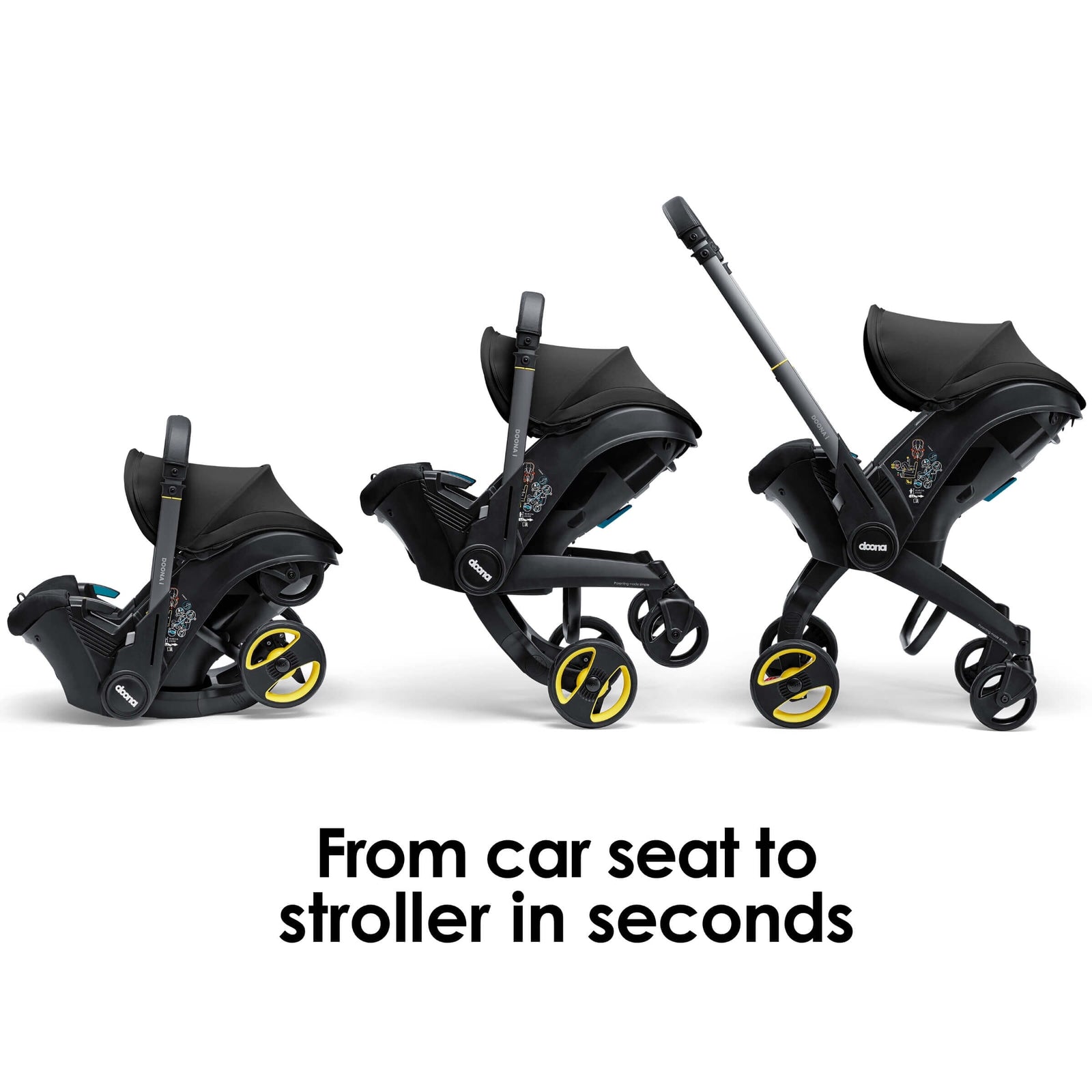 Doona i Car Seat & Stroller | Nitro Black