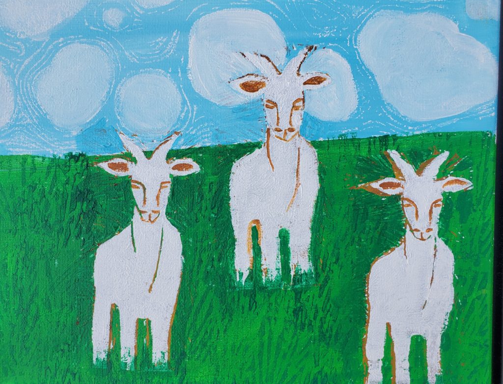 Goat Prints On Parade At Artzy Studio - Door County Pulse