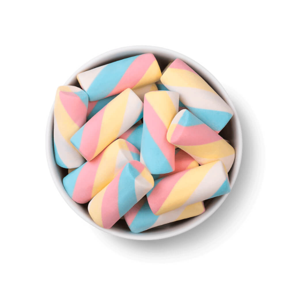Marshmallow Tubo Torção Color 220g - Docile - Doce Malu