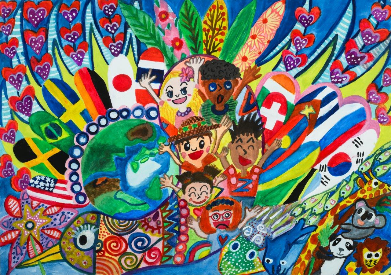 世界をひとつにする幸せの鳥 | 受賞ライブラリー | ドコモ未来ミュージアム