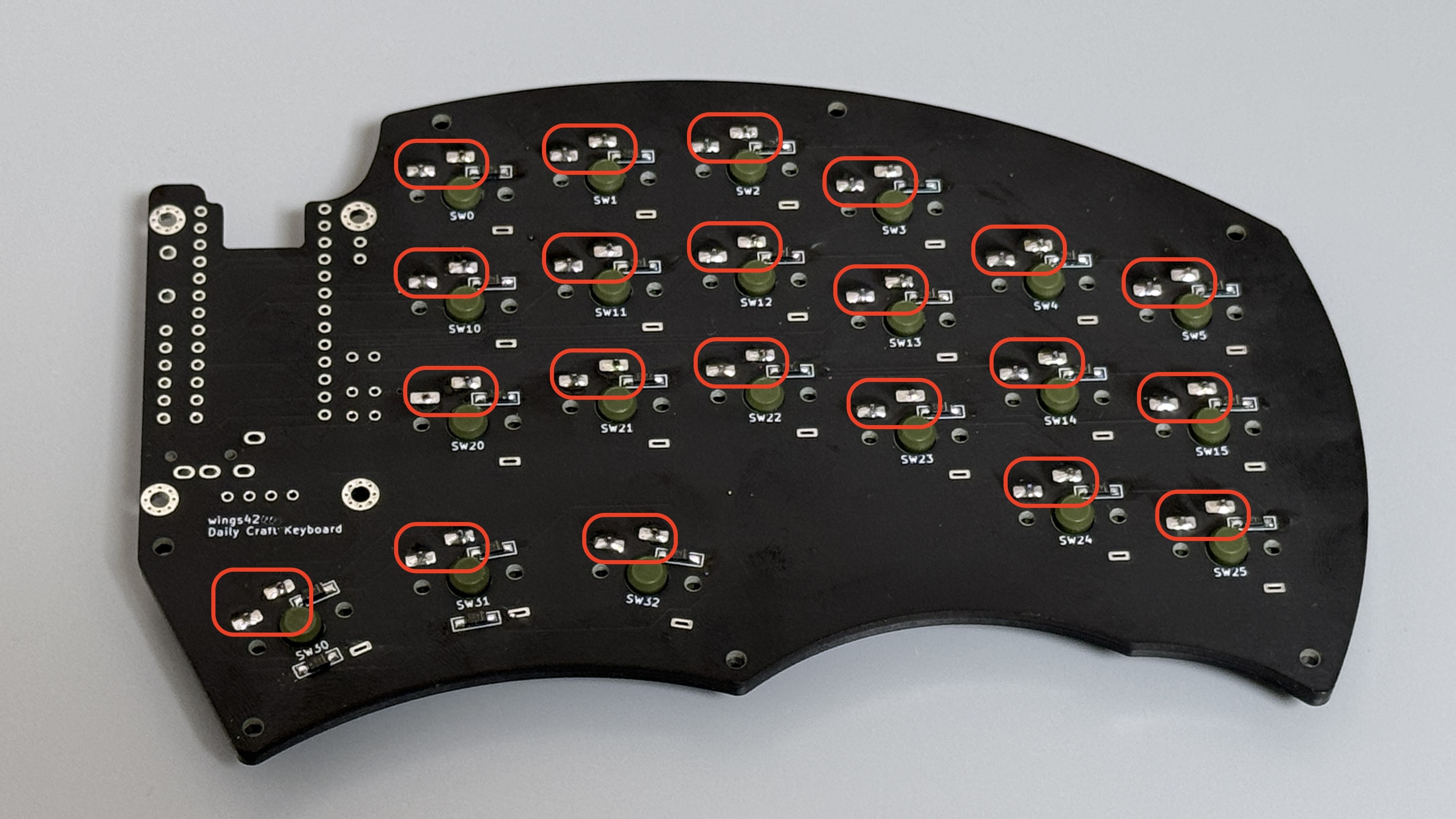 wings42 v3 ビルドガイド | Daily Craft Keyboard