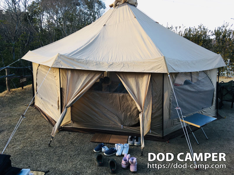 DOD】タケノコテント2 T8-795-TN【ギアレビュー】 | DOD CAMPER（DODは