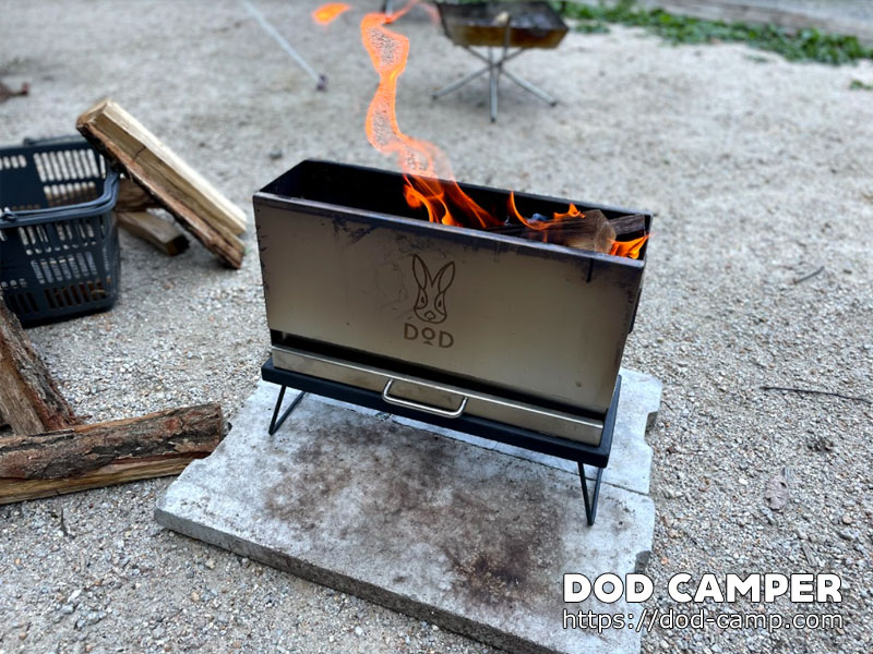 DOD】めちゃもえファイヤー Q3-626-SL【ギアレビュー】 | DOD CAMPER