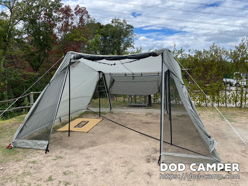 DOD】ヨンヨンベース TT5-821-GY【ギアレビュー】 | DOD CAMPER（DODは