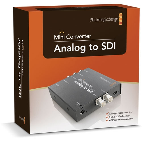 Dodd Camera - BLACKMAGIC DESIGN Mini Converter Analog to SDI CONVMAAS2