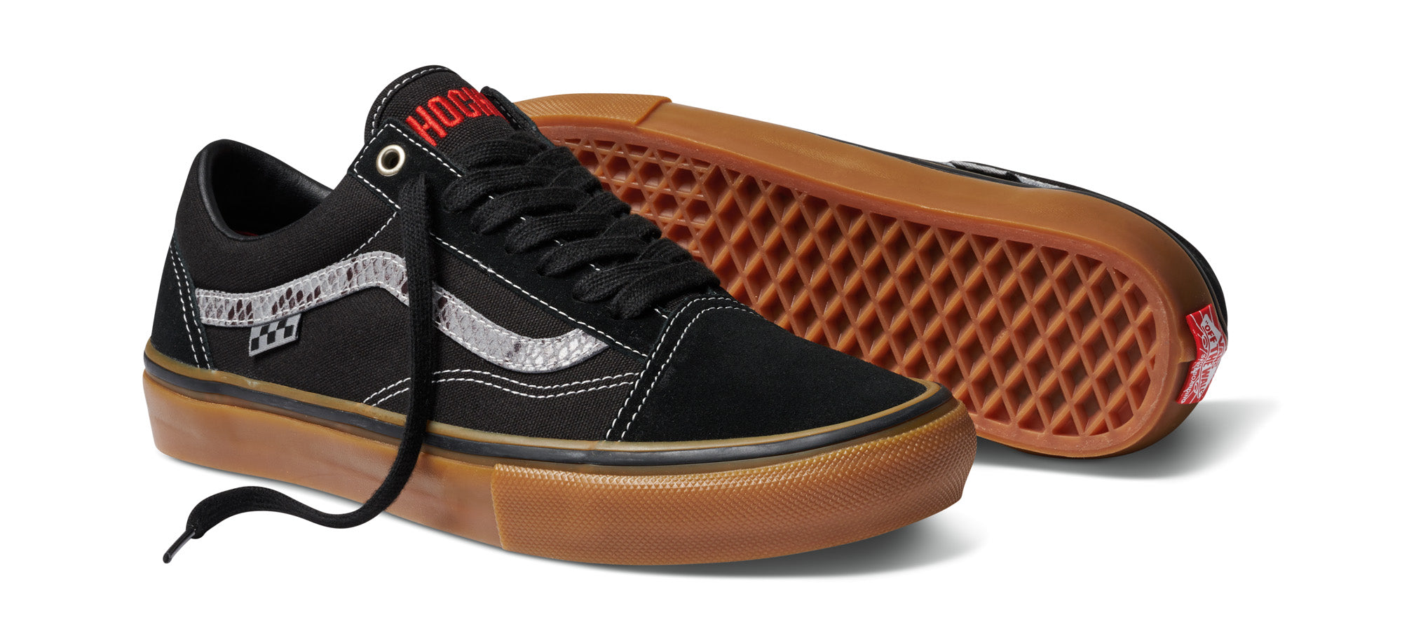 Hockey X Vans Skate Old Skool Shoe Blk/Snake(size options listed