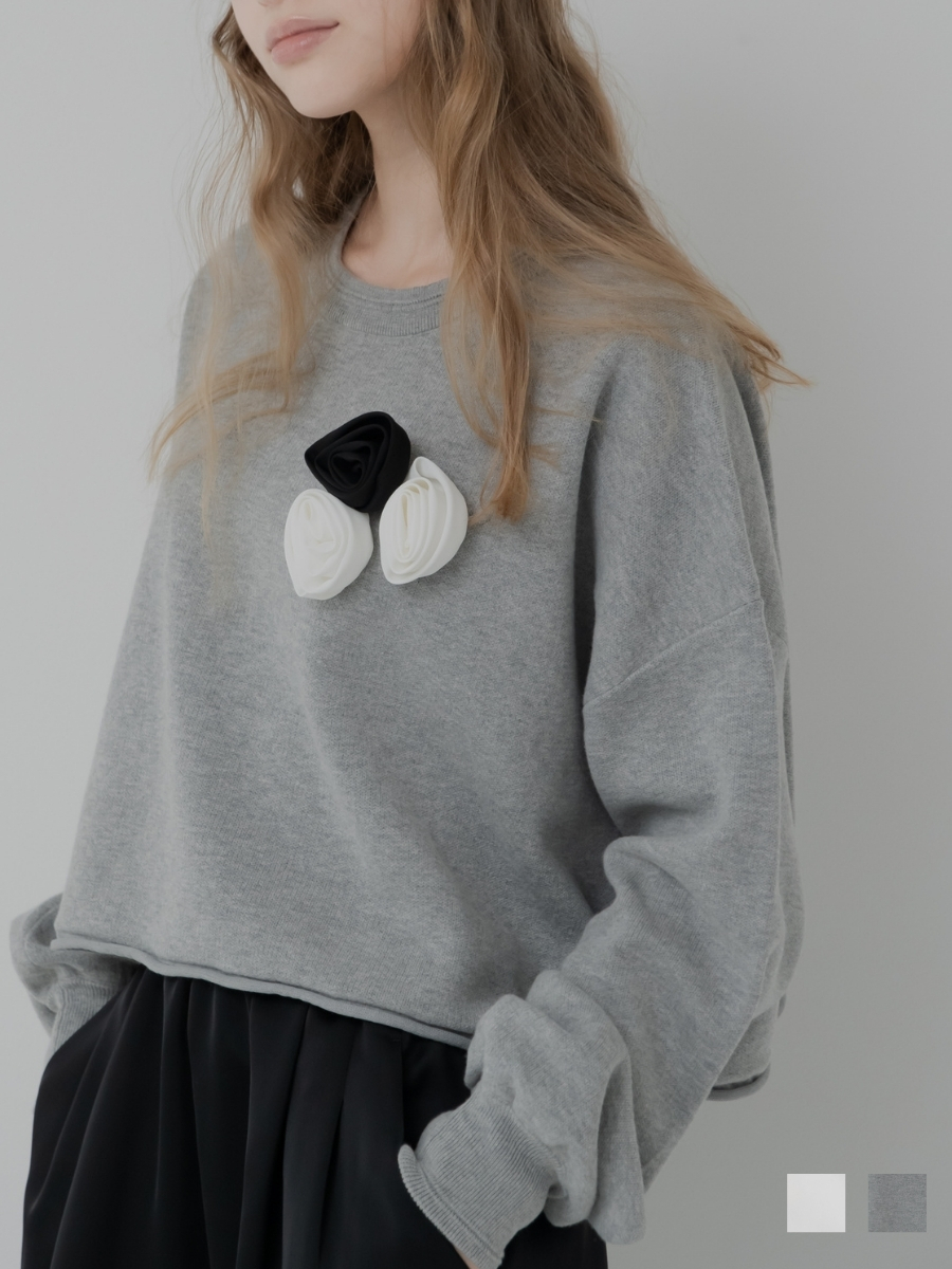rosette knit/white | maison de Dolce.