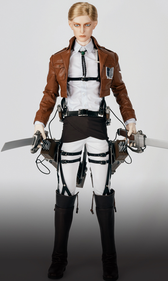 進撃の巨人」エルヴィン＆リヴァイ キャストドール ディテール情報