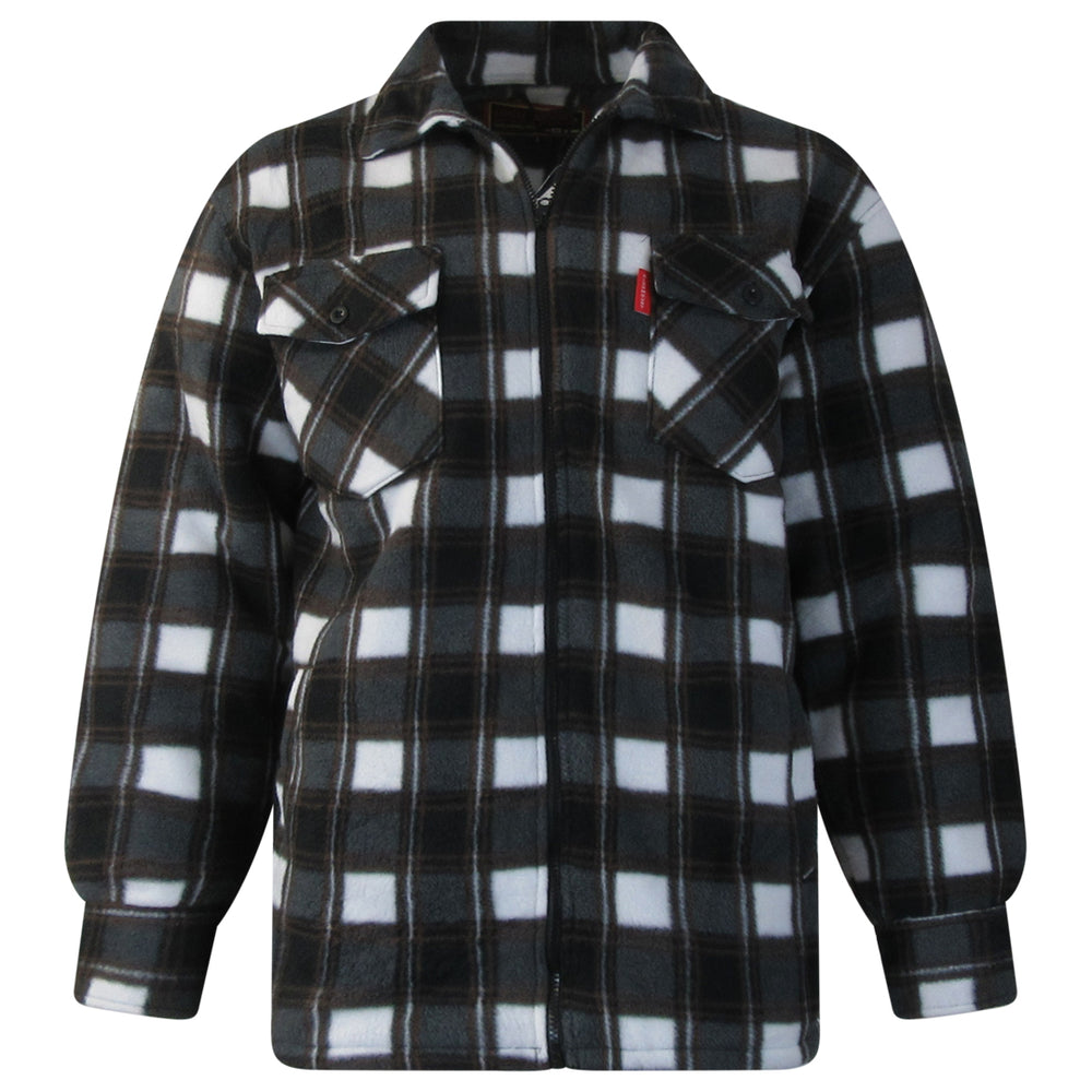 Fleece Lined Lumberjack Collared Shirt – Dollar Jeans