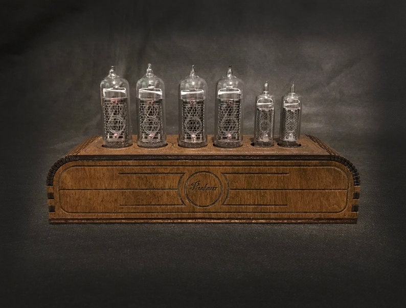 ニキシー管時計 ニキシー管置時計 Nixie Tube Clock Pulsar IN-14+IN