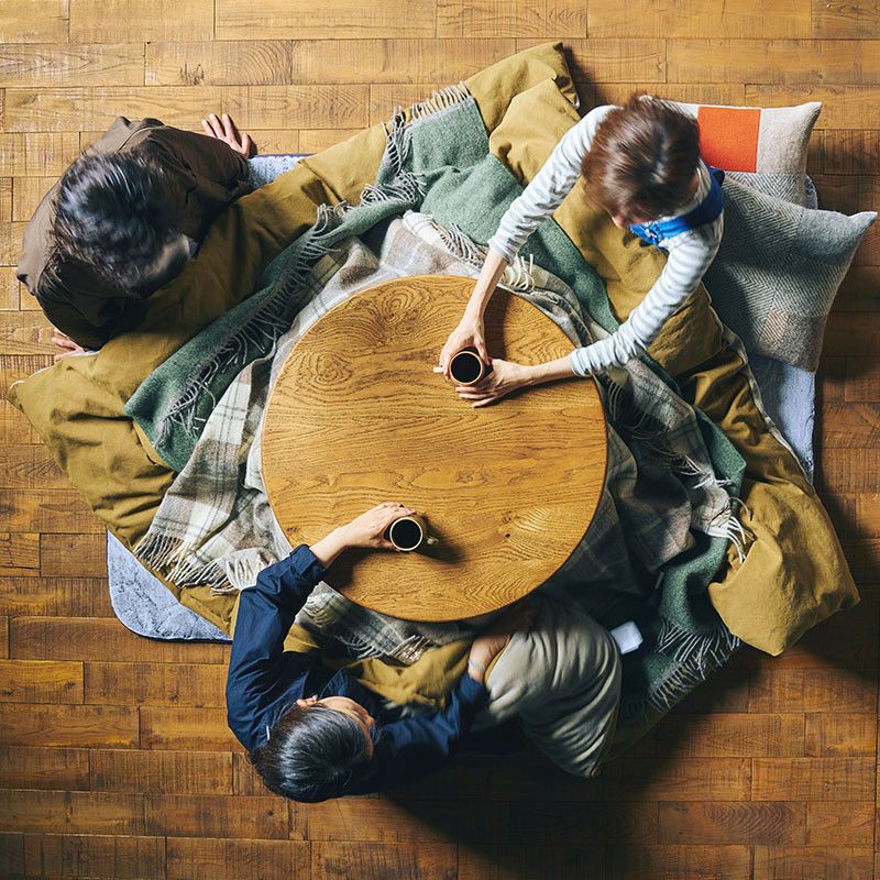 ラウンド型こたつテーブル｜MACKEY（マッキー）コーヒーテーブル