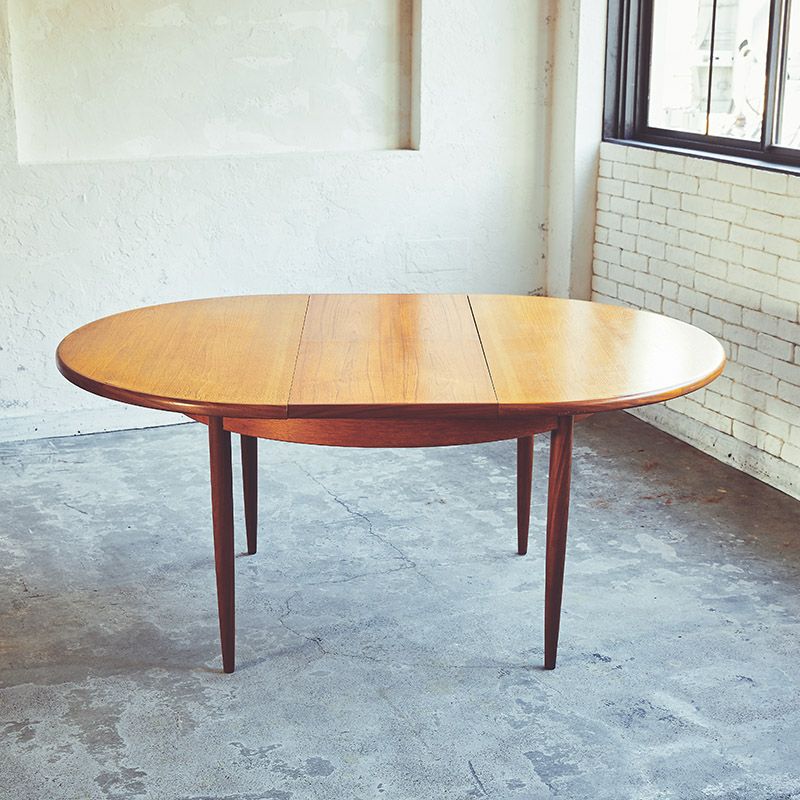 ジープラン ラウンド エクステンション ダイニング テーブル(天板のみ