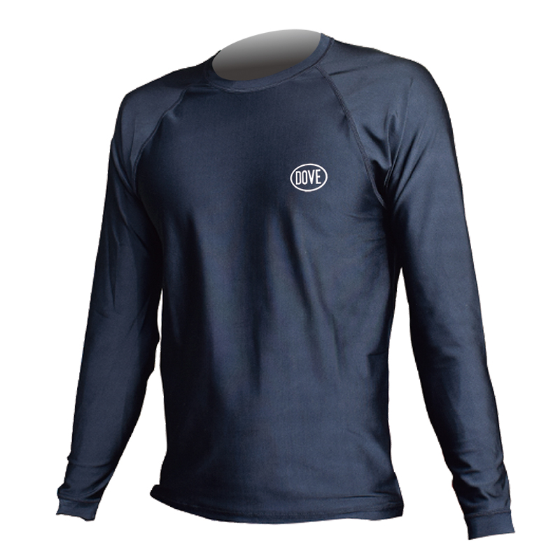 L/Sラッシュガード （ブラック） | 国産高級ウェットスーツのDOVE