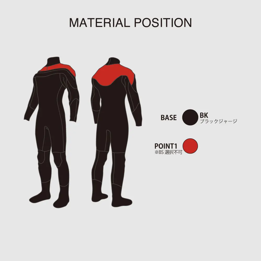 ホットスーツ・チェストジップ・シール | 国産高級ウェットスーツのDOVE