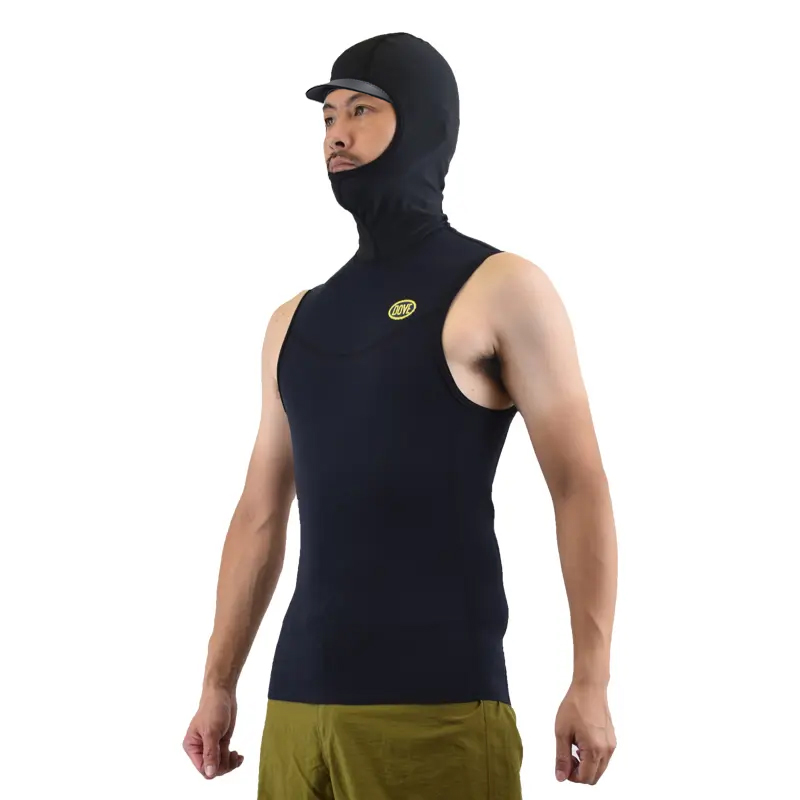 D-lite ベスト フード付き｜ジップレス（1mm）MENS [国産高級ウェット