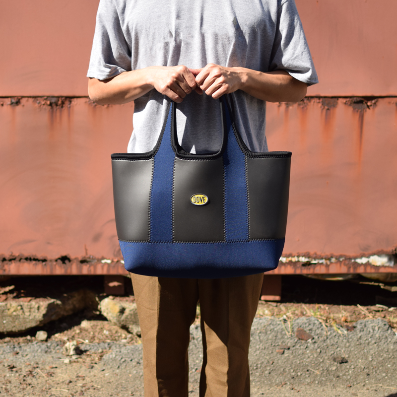 DOVEオリジナル トートバック （BS×NA/ W-YL） 国産高級ウェットスーツ