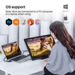 D22S Pen Display, Digital Graphics Tablet - Artisul