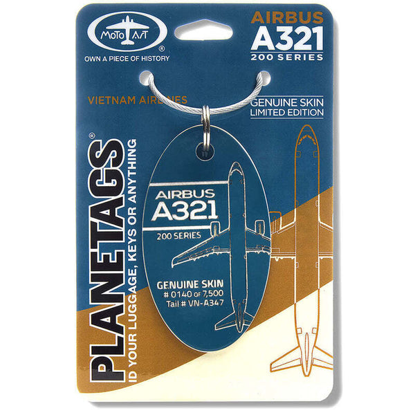 Planetags Vietnam Airlines Airbus A321-200 Tail VN-A347