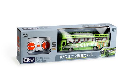R/C ミニ2階建てバス(緑) – 名城・伝統美 プラモデル | 童友社公式