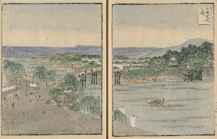 三条大橋 | 錦絵と写真でめぐる日本の名所 | 電子展示会