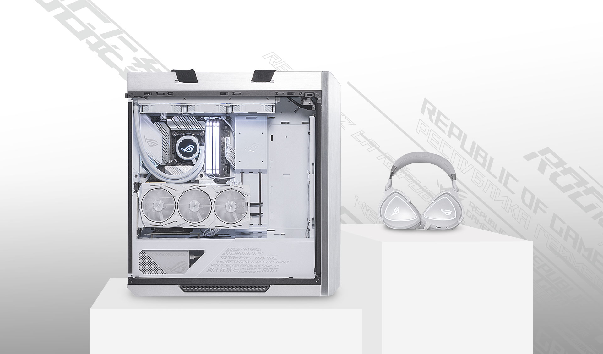 ROG Strix Helios White Edition Gaming Computer Case Chassis