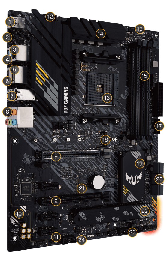 TUF GAMING B550-PLUS｜マザーボード｜ASUS 日本