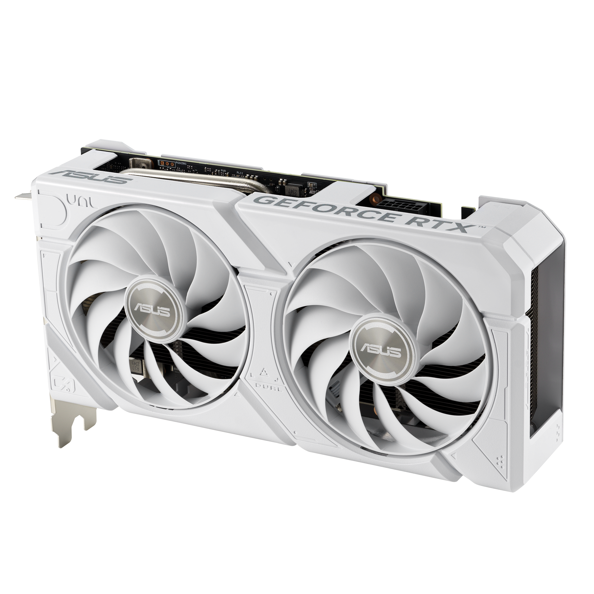 ASUS Dual GeForce RTX™ 4070 SUPER EVO White OC Edition