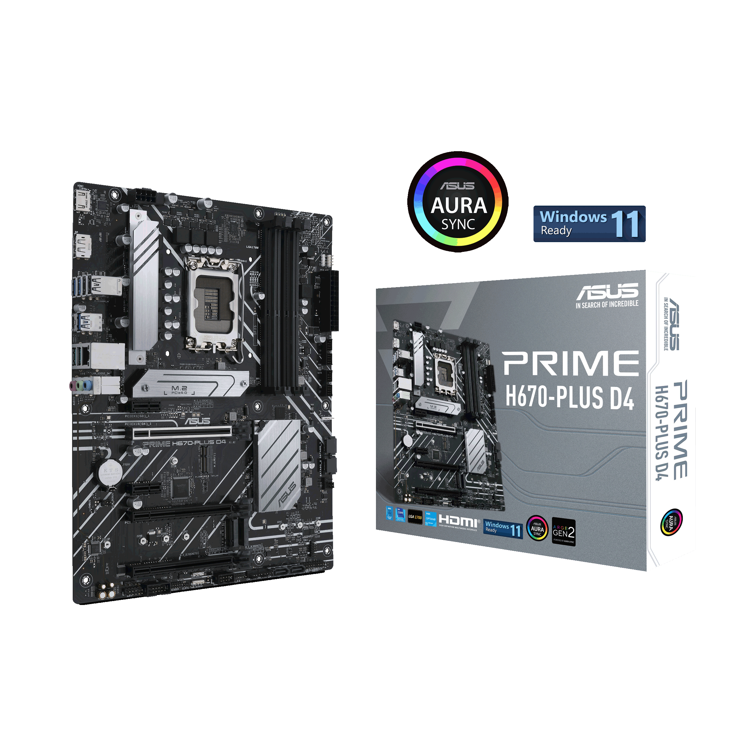 PRIME H670-PLUS D4｜マザーボード｜ASUS 日本