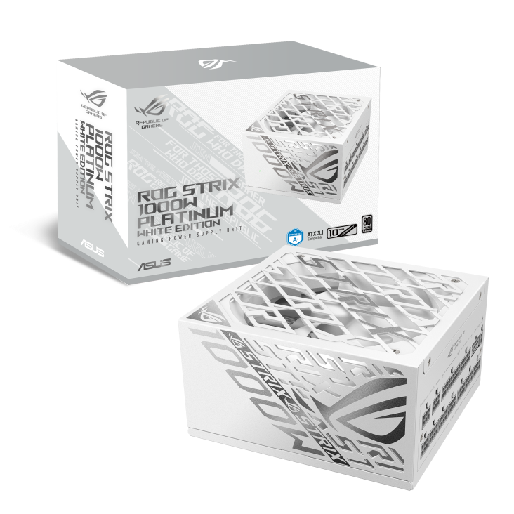 ROG Strix 1000W Platinum White Edition | ROG Strix | Gaming 電源